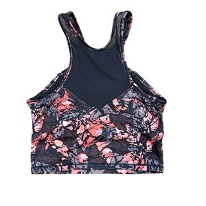 Lululemon Size 4 Get‎ It Om Bra Painted Storm Espresso EUC
